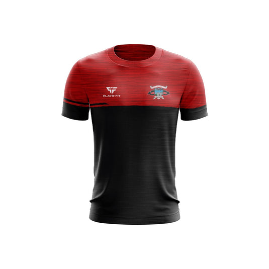 St Michael's GAA Meath T-Shirt Courage Black Red - Kids