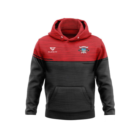 St Michael's GAA Meath Hoodie Courage Black Red - Adults