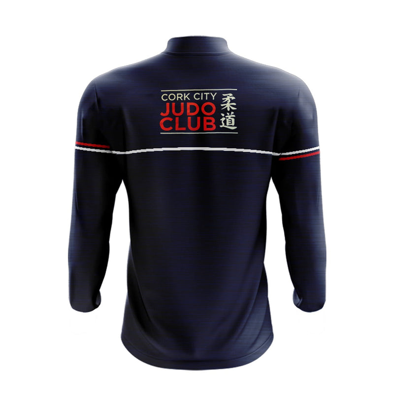 Load image into Gallery viewer, Cork City Judo Club 1/4 Zip Midlayer Courage Navy - Adults
