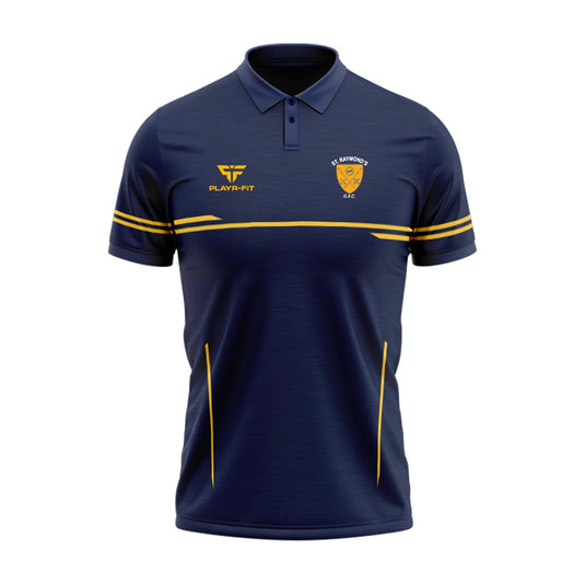 St Raymonds GFC Polo Courage (Navy/Yellow) - Adults