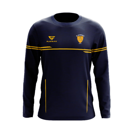 St Raymonds GFC Crew Neck Courage (Navy/Yellow) - Adults