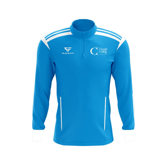 Creagh College Staff Midlayer (1/4 Zip) Adroit Blue/White - Adults
