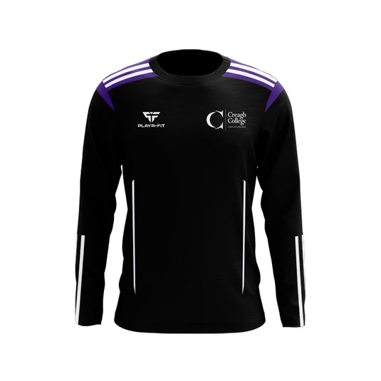Creagh College Staff Crew Neck Adroit Black/Purple/White - Kids