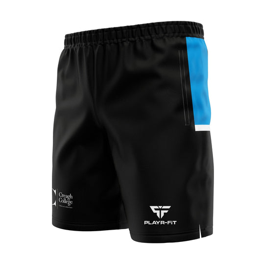 Creagh College Staff Activ8 Leisure Shorts Black/Blue/White - Adults