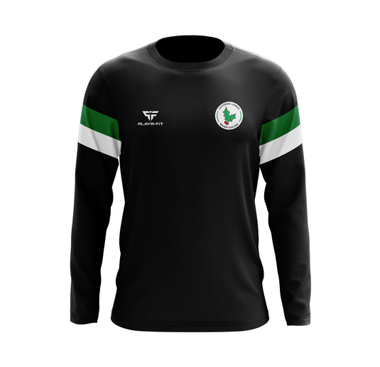 Moycullen Handball Crew Neck Retro Black/Green/White - Kids