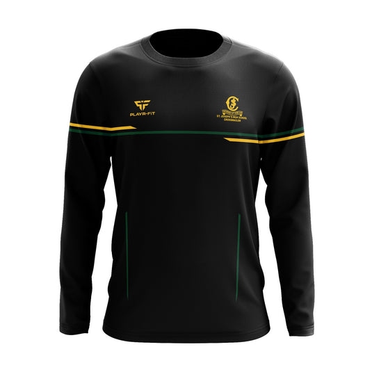 St Josephs HS Crossmaglen Students Crew Neck Courage Black - Kids