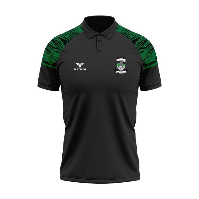 Dundalk Young Irelands Polo (Black/Green) - Adults