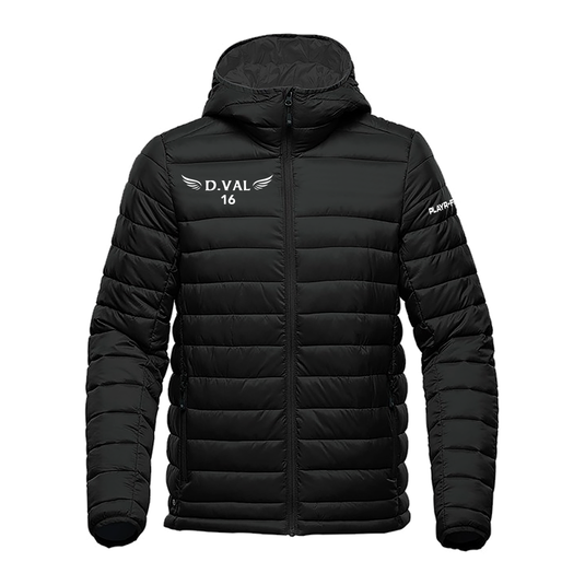 The Dylan Vallely Jersey Padded Jacket Black - Kids