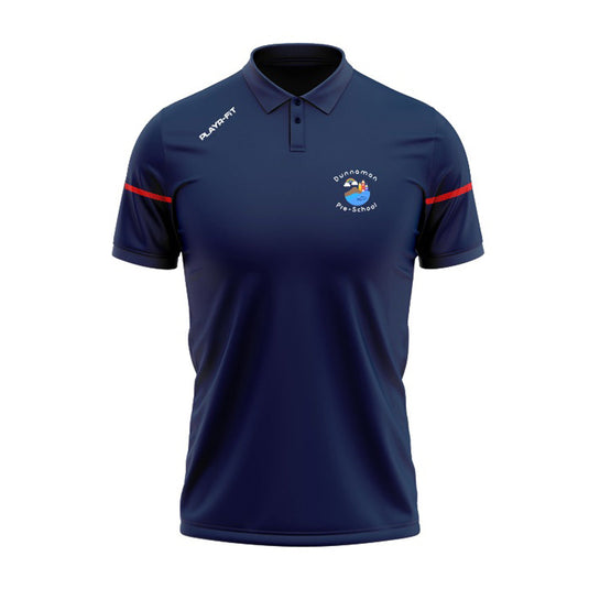 Dunnaman Pre School Polo Stellar Navy/Red - Kids
