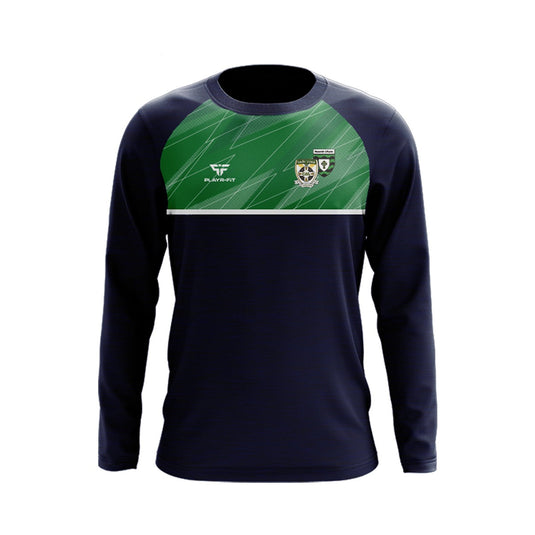 St Ultans Cortown Gaels Crew Neck Dynamic (NavyGreen/White) - Adults