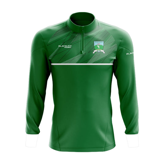 Inis Oírr Handball Midlayer (1/4 Zip) Dynamic (Green) - Adults