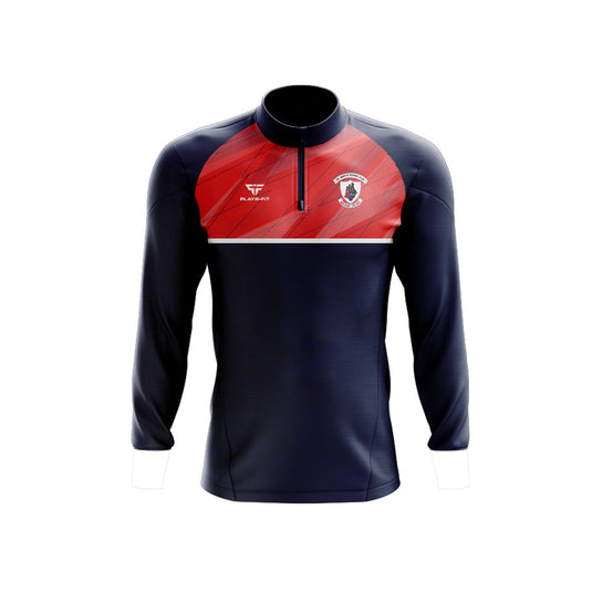 St Marys Boxing Club New Ross Midlayer (1/4 Zip) Dynamic (Navy/Red) - Adults