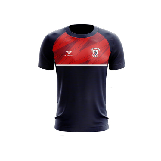 St Marys Boxing Club New Ross T-Shirt Dynamic (Navy/Red) - Kids