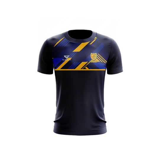 Kilkerley Emmets T-Shirt Dynamic (Navy/Royal Blue/Yellow Gold) - Adults