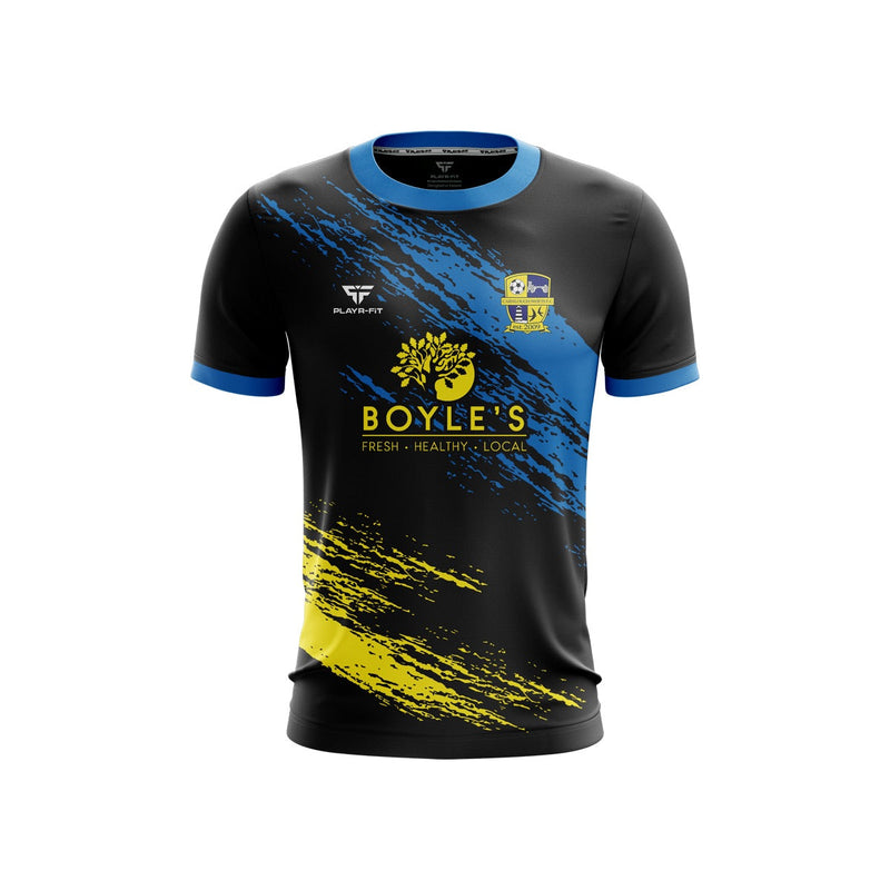 Load image into Gallery viewer, Carnlough Swifts Jersey (E12) Black - Adults
