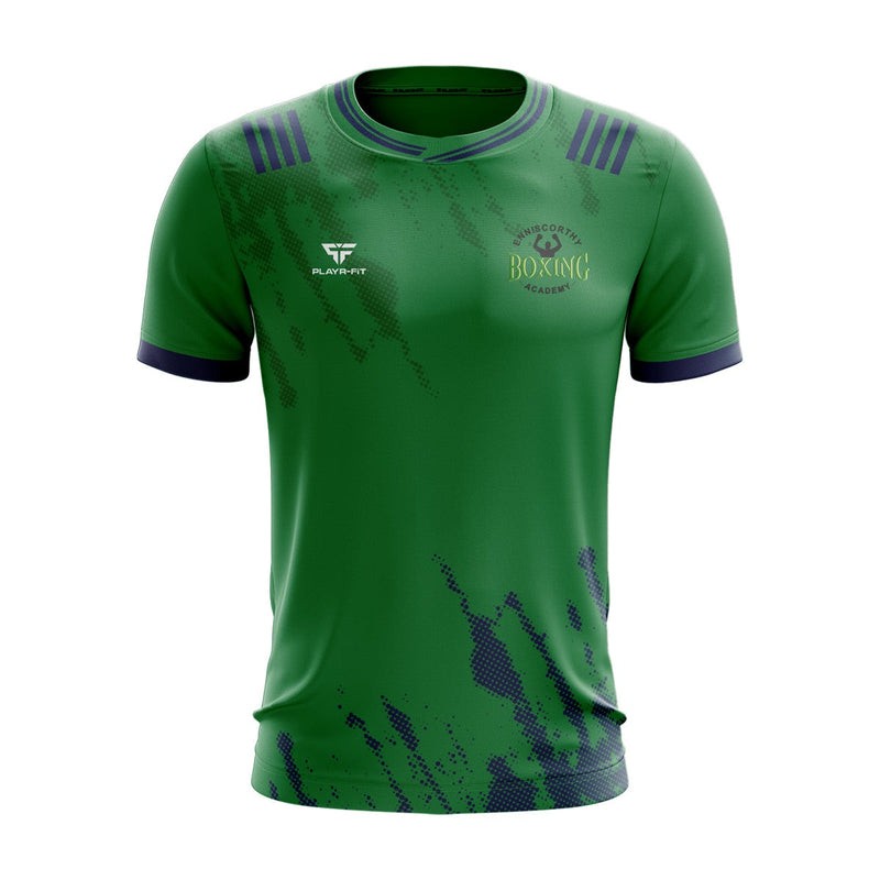 Load image into Gallery viewer, Enniscorthy Boxing Academy Jersey (E35 Green) - Kids
