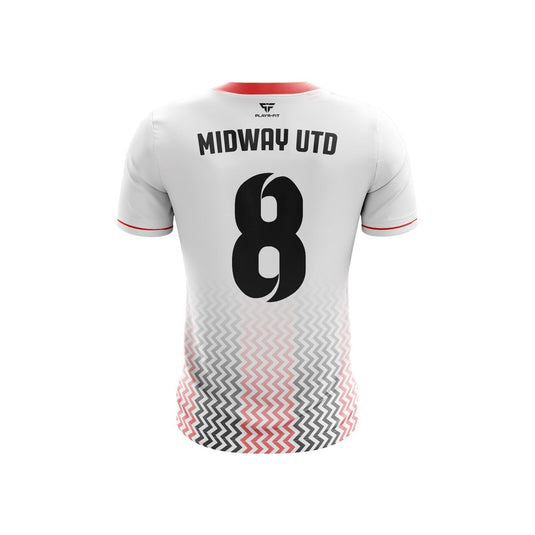 Midway United White Training Jersey  - Kids