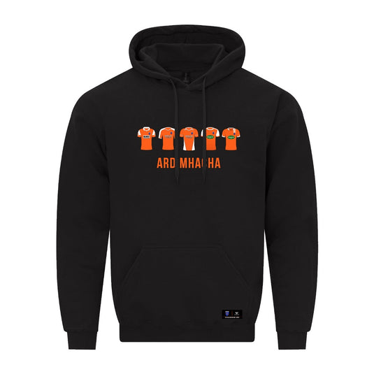 Armagh County Retro County Retro Hoodie Black - Adults