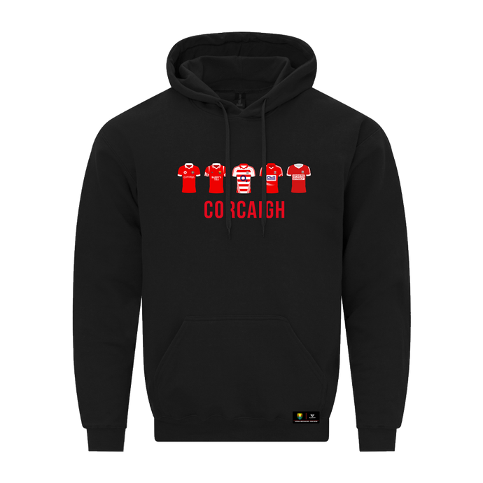 Cork County Retro County Retro Hoodie Black - Adults