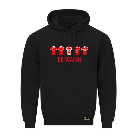 Cork County Retro County Retro Hoodie Black - Adults