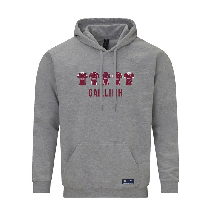 Galway County Retro County Retro Hoodie Grey - Adults