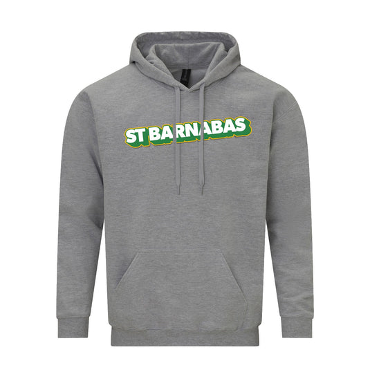 St Barnabas GFC NY Hoodie Embroidered (Grey) - Adults