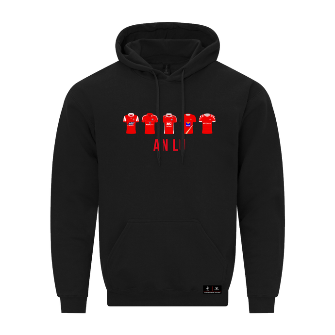 Louth County Retro County Retro Hoodie Black - Kids