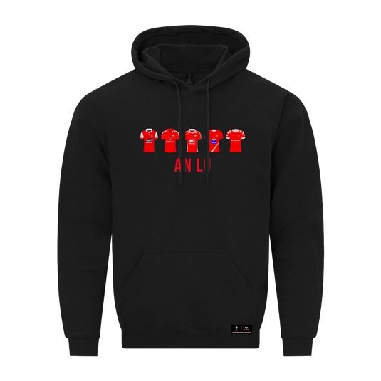 Louth County Retro County Retro Hoodie Black - Kids