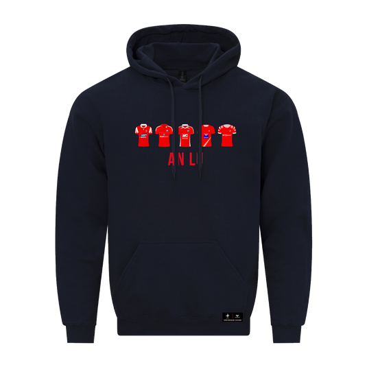 Louth County Retro County Retro Hoodie Navy - Kids