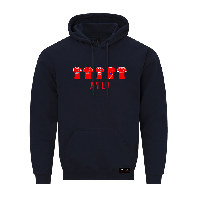 Louth County Retro County Retro Hoodie Navy - Kids