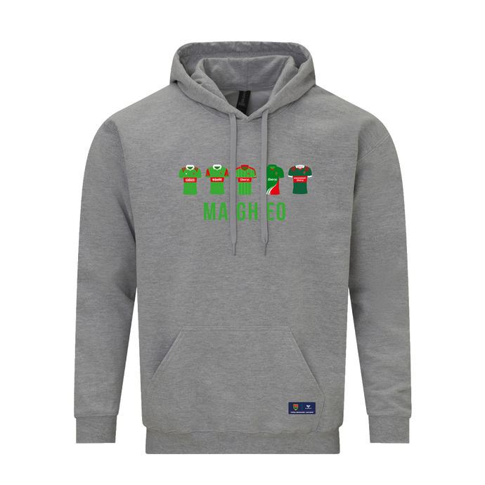 Mayo County Retro County Retro Hoodie Grey - Adults