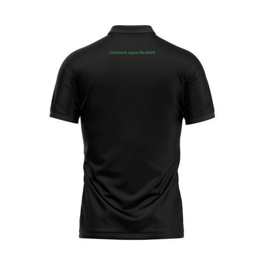 Na Glinntí Glasa ISC Polo Endure (Black/Green) Anniversary - Kids