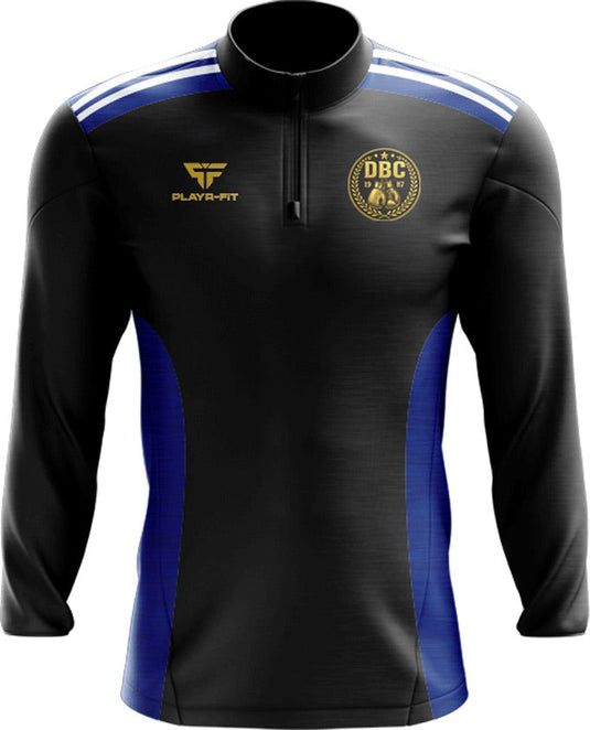 Dungannon Boxing Club Midlayer (1/4 Zip) Endure (Black/Blue/White) - Kids