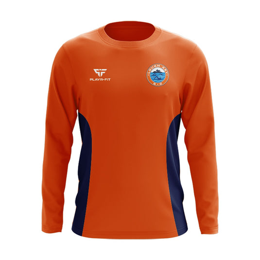 Lough Key Swim Club Crew Neck Endure (Orange/Navy) - Kids