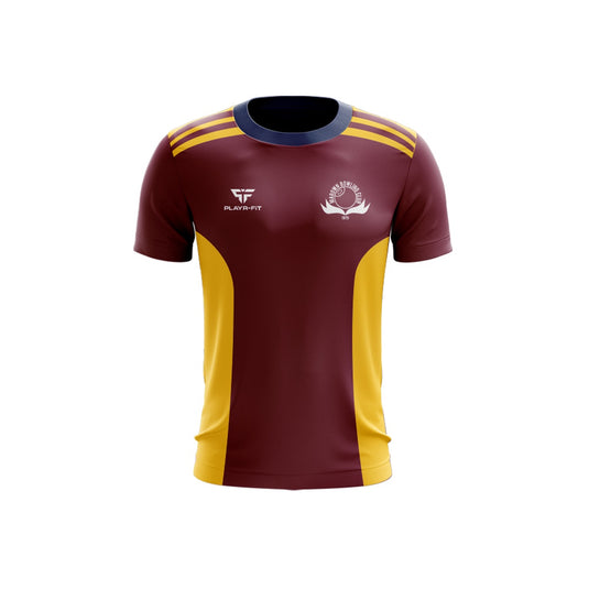 Marown Bowling Club T-Shirt Endure Maroon - Adults
