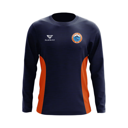 Lough Key Swim Club Crew Neck Endure (Navy/Orange) - Kids