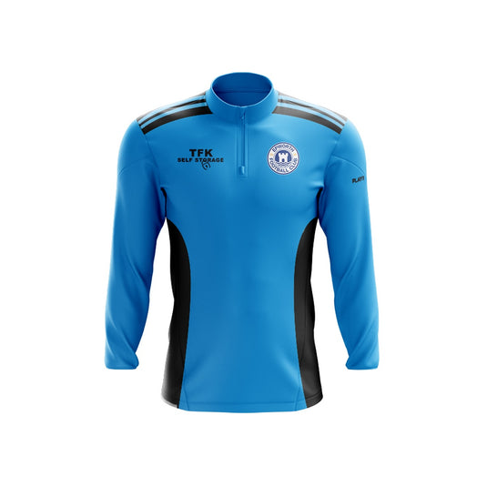 Epworth FC Midlayer (1/4 Zip) Endure Blue-Black - Adults