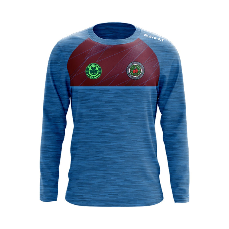 Load image into Gallery viewer, Tredagh Boxing Club Crew Neck (Sky/Maroon) - Adults
