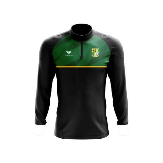 Cartwheel United FC Midlayer (1/4 Zip) Dynamic Black/Green/Gold - Kids