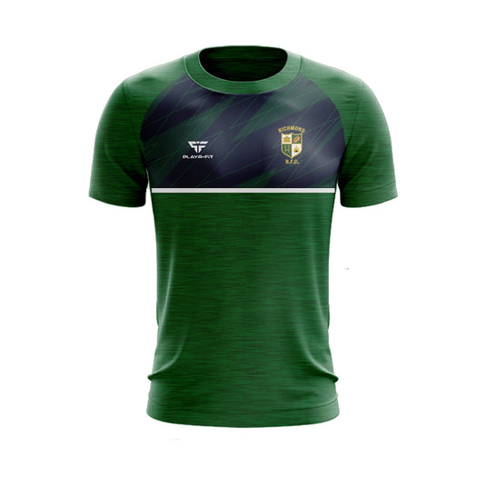 Richmond RFC T-Shirt Dynamic (Green, Navy) - Adults