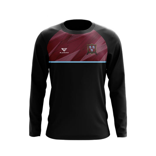 Dundalk Villans Crew Neck Black/Maroon/Sky - Kids