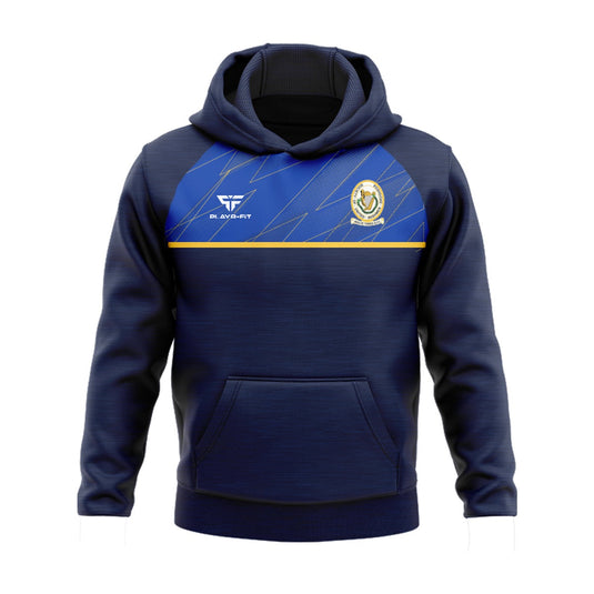 Wolfe Tones Drogheda Hoodie Evo (Navy/Blue/Yellow) - Adults