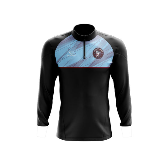 Poyntzpass Runners Midlayer (1/4 Zip) Dynamic - Black - Kids