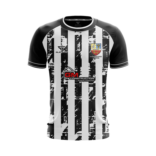 Banbridge Town Ladies Jersey Stripes (White) - Kids