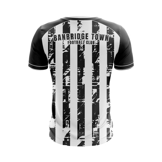 Banbridge Town Ladies Jersey Stripes (White) - Kids
