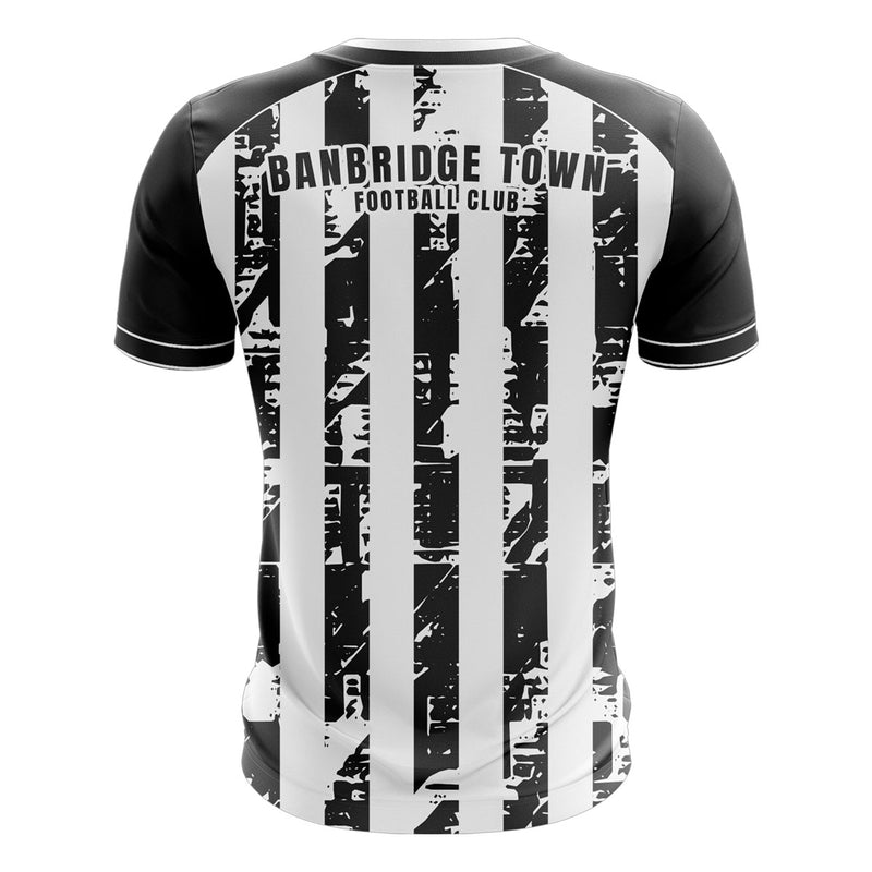 Load image into Gallery viewer, Banbridge Town FC Jersey (Training White Stripes) - Adults
