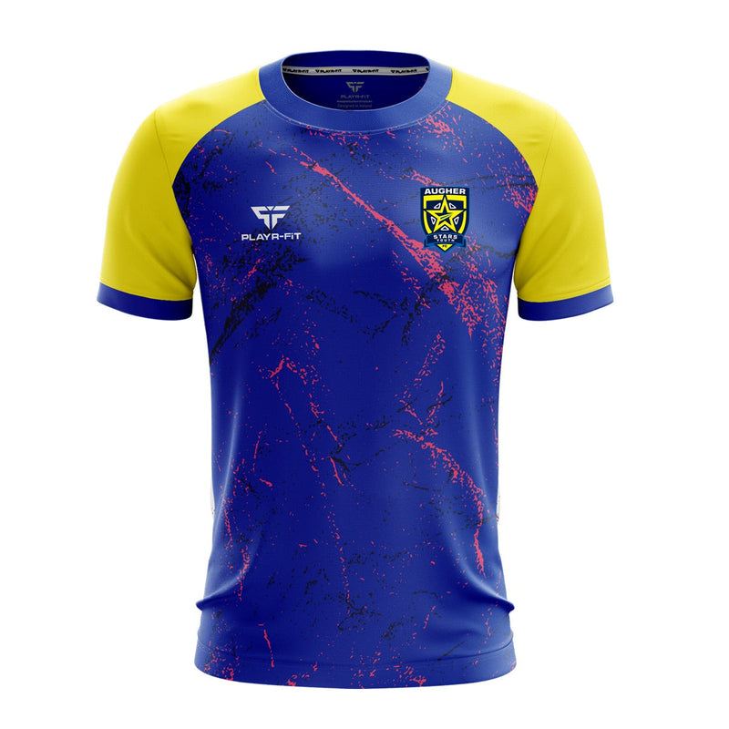 Load image into Gallery viewer, Augher Stars Youth FC Jersey F03 Blue/Yellow/Pink - Kids
