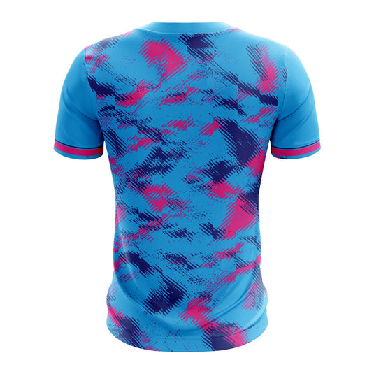 Kilmacthomas Ladies Football Jersey F06 (Sky/Pink) - Adults