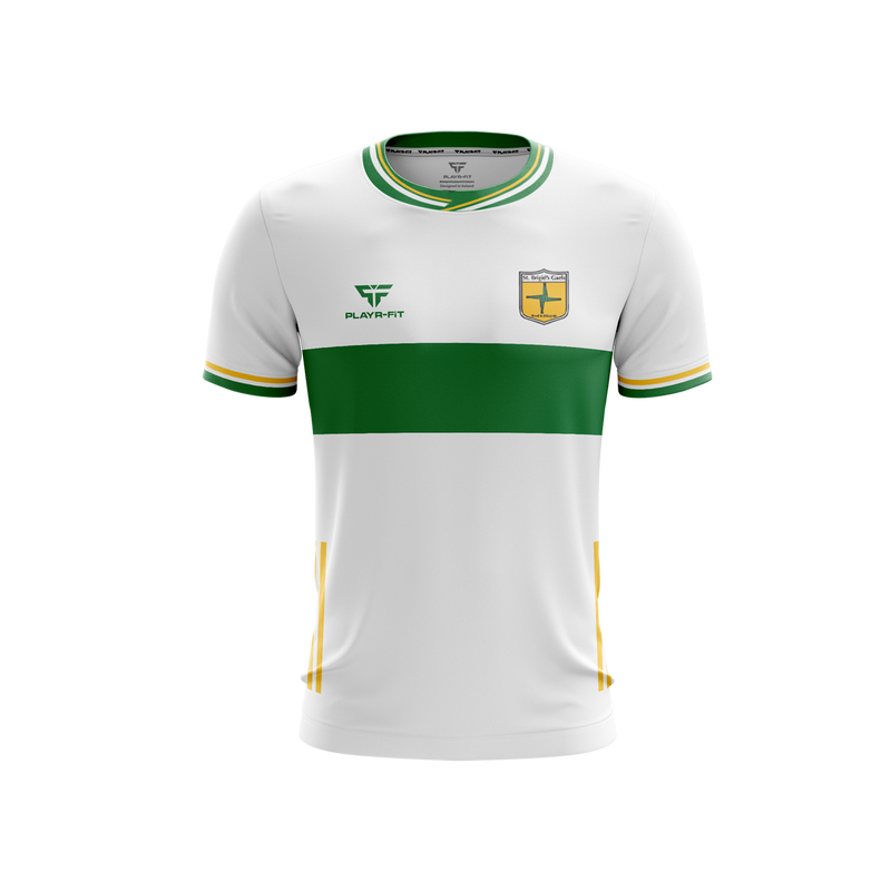 Load image into Gallery viewer, St Brigid's Gaels LGFA White Jersey (F07) - Kids
