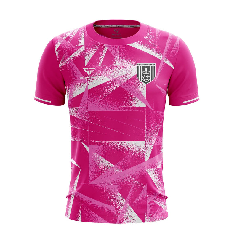 Load image into Gallery viewer, Dunmore Town AFC Jersey F12 Pink - Adults
